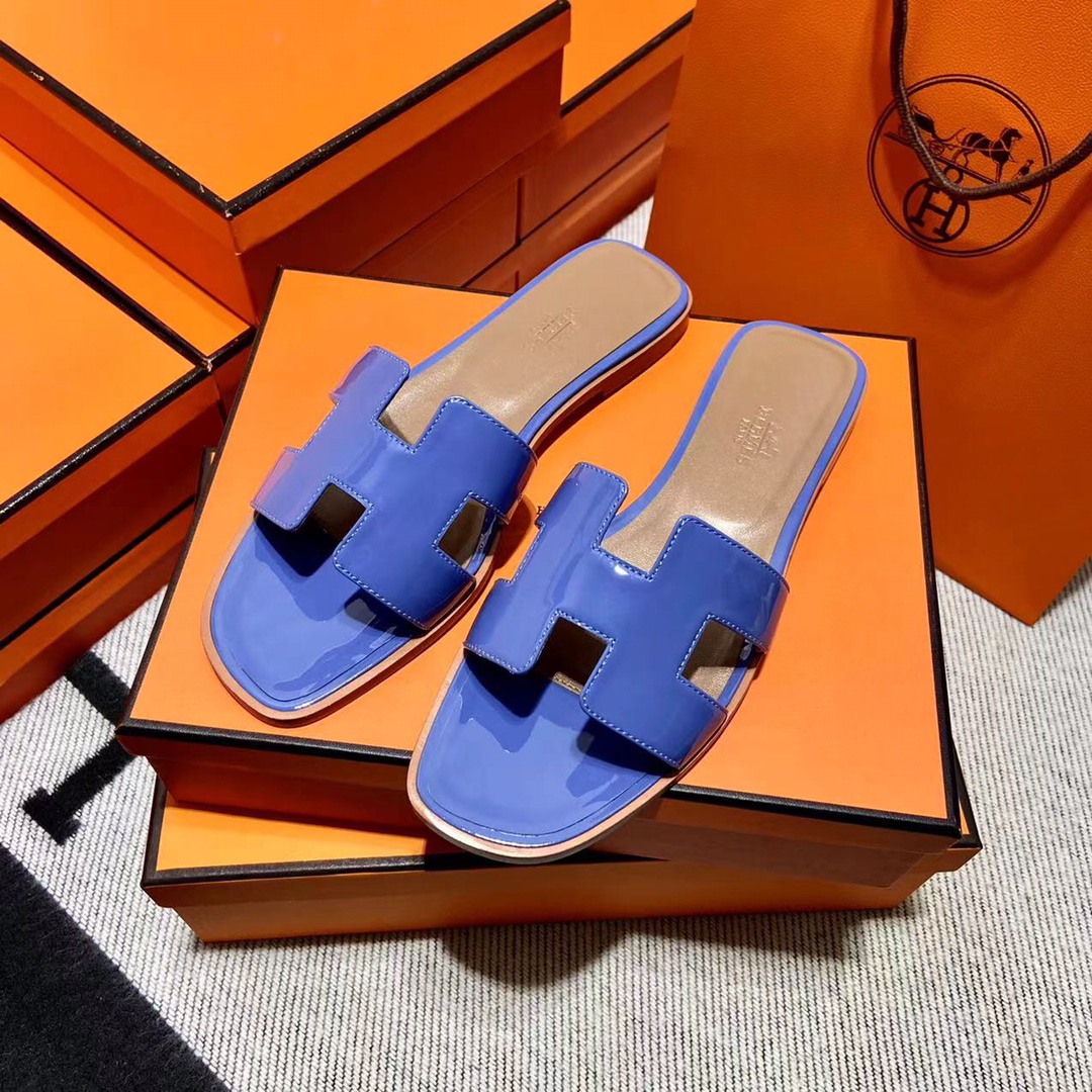 에르메스 올수공 오란 슬리퍼 샌들 페이던트 37